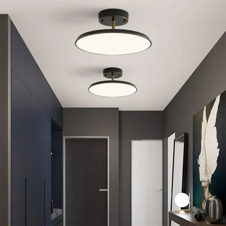 

QUHNG Contemporary Stylish Black and Gold Copper Ceiling Light with Adjustable Angles and Dimmable Feature Perfect for Elegant Illumination in Entrance Hallway Bedroom and Living Room