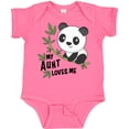 thumbnail image 3 of Inktastic My Aunt Loves Me Cute Panda Boys or Girls Baby Bodysuit, 3 of 5