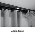 thumbnail image 3 of LAUSAINT HOME 10'x13' Gazebo Replacement Privacy Curtains with Zipper and 4-Panels Side Wall Universal Replacement for Backyard, Garden, Lawn, Gray, 3 of 4