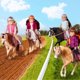 thumbnail image 4 of Caballo de juguete Lori Pinto blanco y marrón de 15 cm con accesorios para más de 3 años, 4 of 5