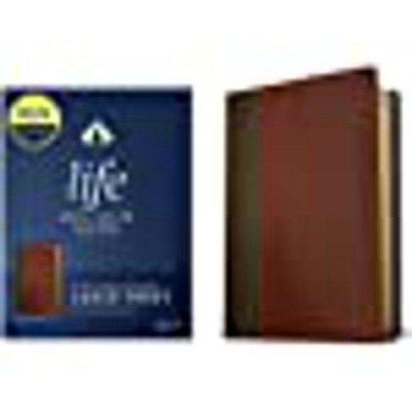KJV Life Application Study Bible, Third Edition, Large Print (Red Letter, LeatherLike, Brown/Mahogany)