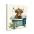 thumbnail image 4 of Stupell Industries Farmhouse Cow in Tub Animals & Insects Painting Gallery Wrapped Canvas Art Print Wall Art, 17 x 17, 4 of 8
