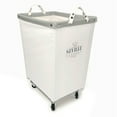 thumbnail image 7 of Seville Classics Cream Rolling Laundry Hamper, 7 of 7