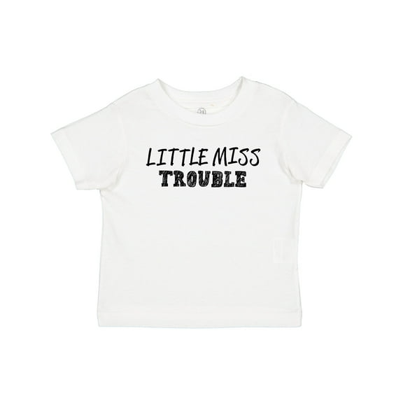 Inktastic Little Miss Trouble Girls Baby T-Shirt