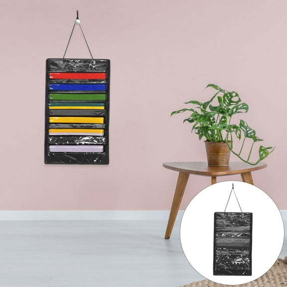 CIMAXIC Kung Fu Equipment Belt Storage Karate Taekwondo Belts Organizer Black 1Set