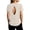 Beige, variant on Open Back Workout Tops for Women 2026 Summer Short Sleeve Crewneck Athletic Gym Shirts Yoga Pilates Outfits