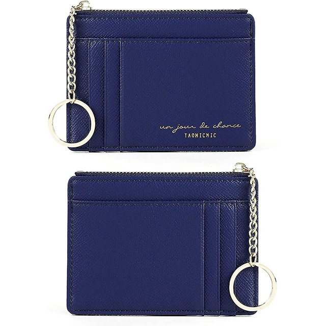 Bolsa de herramientas YONGSHENG Tarjetero delgado con bloqueo RFID Cartera de bolsillo pequeño con cremallera