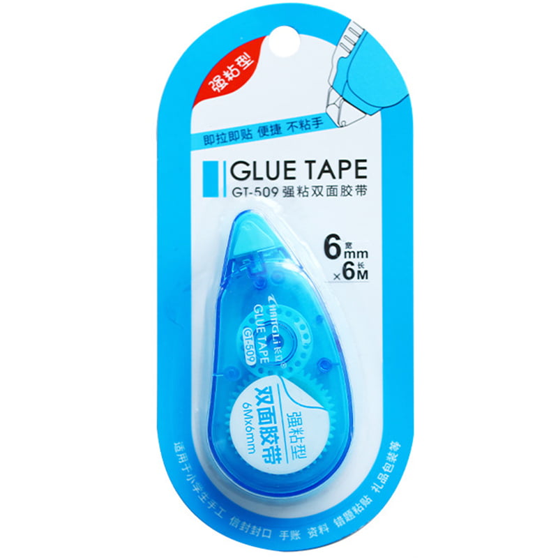 EXCEART 6pcs Manual Dispensing Glue Tape Runner Adhesive Scrapbook Runner  Tape Sticky Thumb Tape Runner Masking Tape Runner Glue Runner White Gaffer