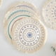 thumbnail image 3 of Kitchen Table Placemats Set of 6 withRound HandmadeWoven Fringe Placematfor Dining Room, Kitchen, Place Mats for Parties,Use-Size 1313 Inches, 3 of 4
