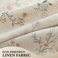 thumbnail image 2 of Seasonwood Floral Shower Curtain,French Country Fabric Shower Curtain for Bathroom Decor,12 Hooks,Beige,72"x72", 2 of 6
