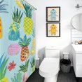 thumbnail image 4 of Lunarable Pineapple Shower Curtain Cloth Fabric Bathroom Decor with Hooks, 4 of 6