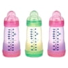 MAM - Girls' 9-oz. Bottles, 3-Pack, BPA Free