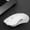 White,13.0*8.0*4.1cm, variant on Computer Office Mouse Mute Wireless Battery Plug And Play Transmission Stable Fashion Beautiful Shallow Body Feel Comfortable Mouse Charging Large Capacity Black