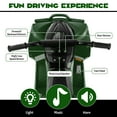 thumbnail image 6 of Costway 12V Battery Powered Kids Ride On ATV Electric 4-Wheeler Quad Car with  MP3 & Light Green, 6 of 10