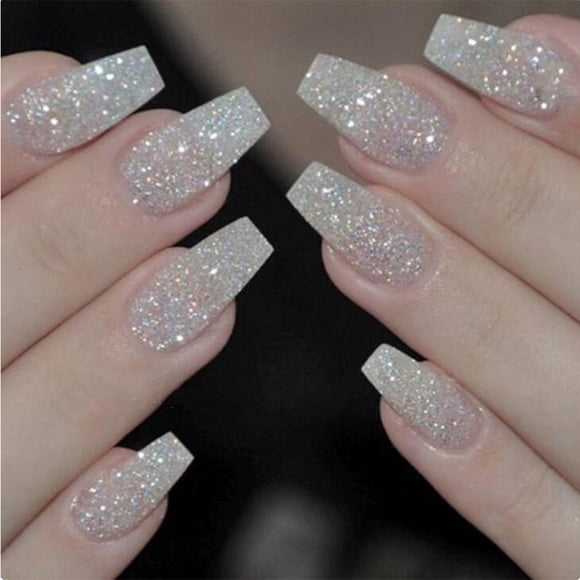 CRAFTHROU 100Ud Accesorios De Manicura Falsas En Tonos Surtidos Para Fiesta Y