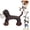 Monkey, variant on Linen Safari Companions, Linen Dog Toys, Squeaky Dog Chew Animals, Robust Indestructible Dog Stuffed Toy with Squeakers, Relieve Boredom and Anxiety in Dogs for Small Medium Dogs (Monkey)