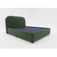 thumbnail image 3 of LASE Muebles Cama Queen Size Marsella Base+Cabecera Velvet Canalé Rosa, 3 of 4