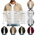 thumbnail image 4 of XUNKUSGA Men's Lightweight Jackets Classic Solid Color Collared Zip Up Jackets for Men Casual Long Sleeve Ribbed Cuff windbreaker jacket Golf Windproof Coat with Zipper Pockets Beige S, 4 of 9