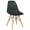 Transparent Black, variant on 32.40 in. Dover Molded Side Chair, Clear