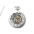thumbnail image 1 of Supernatural,Pentagram Supernatural Pentacle Pattern Antique Pocket Watch, 1 of 1