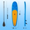 thumbnail image 2 of Naipo 10FT Inflatable Paddle Board 30in Wide Design Stand Up Paddle Board with Paddle Accessories for Family Beginners Youth Blue Yellow, 2 of 12
