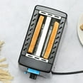 thumbnail image 6 of 2 Slice Extra Wide Slot Toaster, Stainless Steel Toaster Machine with 6 Toast Settings, Removable Crumb Tray and Compact Design for Toasting Bread, Bagels, Waffles and Puff Pastry, 6 of 7