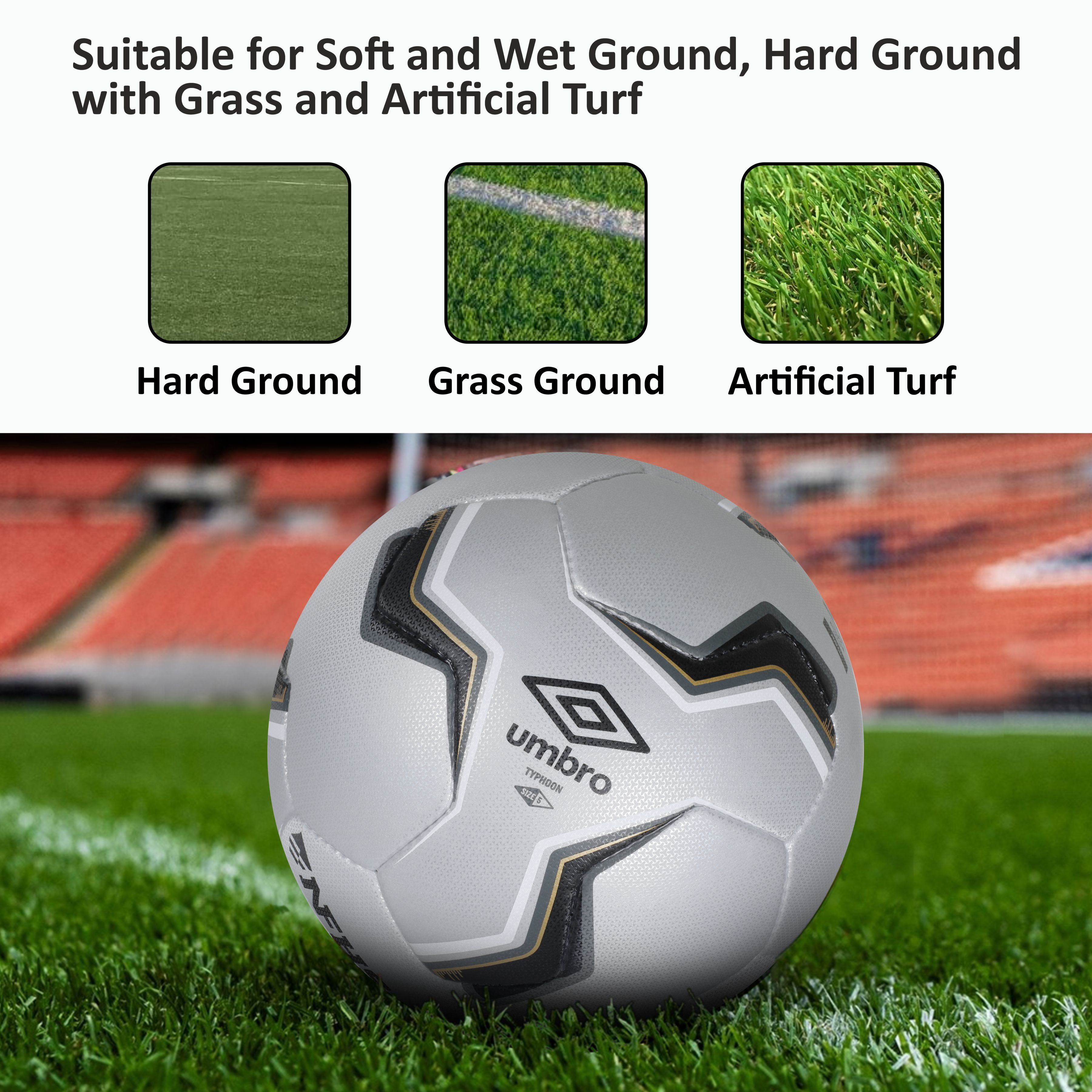 Umbro Typhoon Match Soccer Ball – Size 5 – NFHS Certified