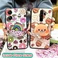 thumbnail image 2 of HBH-Phone Case For MOTO G Stylus 5G 2024, Simplicity Glitter Anti-knock Skin feel silicone Back Cover Phone Lens Protection TPU Fashion Design Quicksand Cartoon Rotatable stand Soft Case, 2 of 9