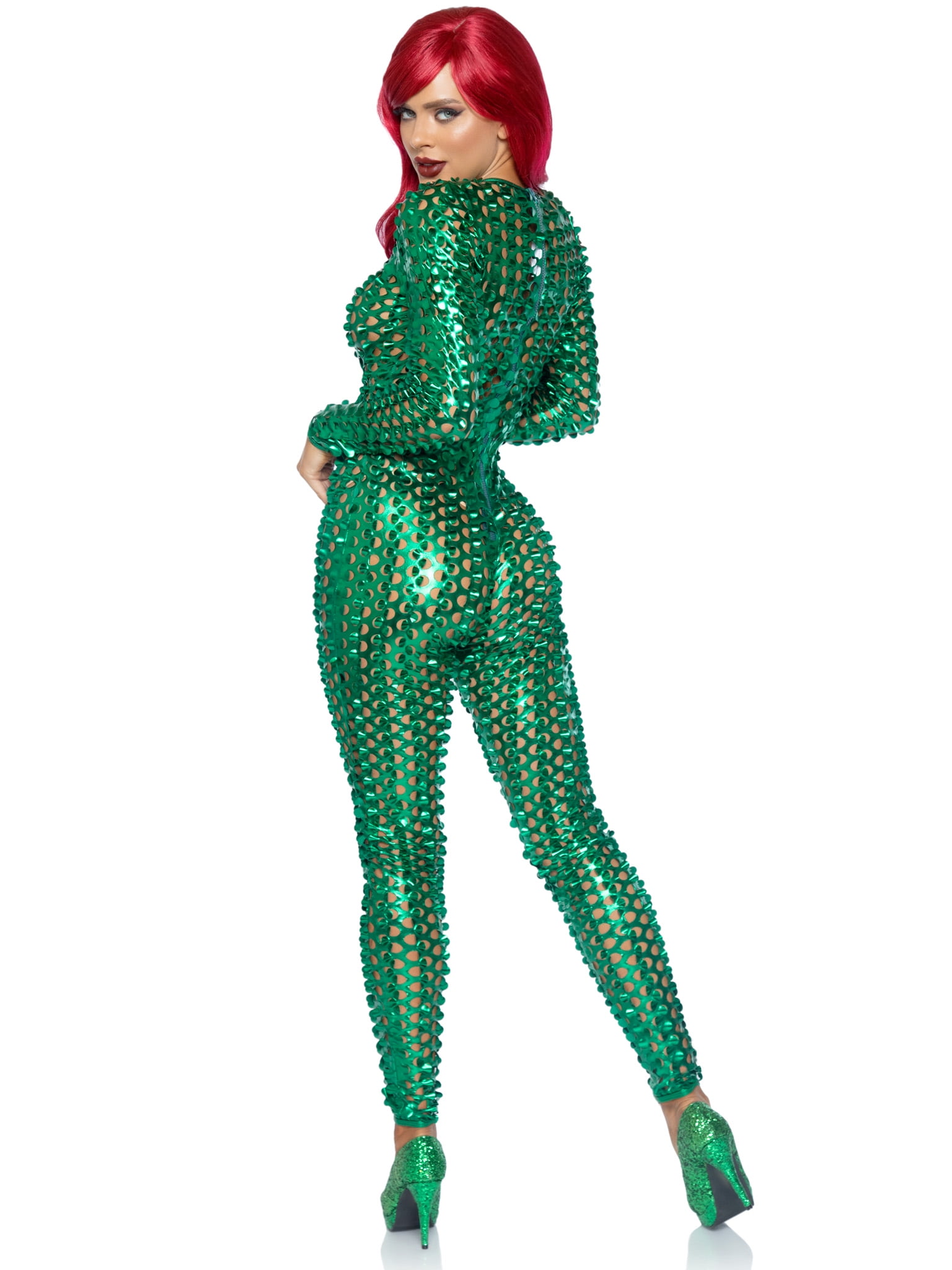 Leg Avenue Laser Cut Metallic Catsuit. - Walmart.com Leg Avenue Laser Cut Metallic Catsuit. - Walmart.com
