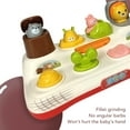 thumbnail image 4 of Binwennn Jouet Interactif Cause à Effet Animal et Circulation Cache-Cache pour Apprentissage Précoce Tout-Petit pour Réfrigérateur Jeu d'Alphabet Bâtons de Construction pour Enfants Perles en Mousse en Bois Fille de Ferme Vintage 1 Planche, 4 of 4