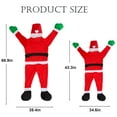 thumbnail image 3 of Lava Christmas Hanging Santa Claus Decorations 3.6ft Climbing Stana Outdoor Christmas Ornaments for Door Roof Car Tree, 3 of 9