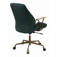 thumbnail image 6 of ACME Hamilton Office Chair, Dark Green Top Grain Leather, 6 of 9