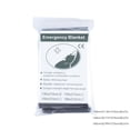 thumbnail image 3 of Emergency Thermal Blankets for Survival, Waterproof Mylar Space Blankets for Outdoor Camping, Hiking, Marathon, and First Aid, Lightweight Reflective Foil Blanket - 52" x 82", 3 of 7