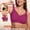 Hot Pink, variant on Siminsem Wireless Full Coverage Plus Size Bra for Older Women Supportive No Underwire Seamless Everyday Comfortable Wide Straps Back Smoothing Lifting Breathable Support Bra, White,L
