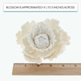 thumbnail image 6 of Global Sugar Art Peony Premium Sugar Cake Flower, White, Large, 1 Count by Chef Alan Tetreault, 6 of 6