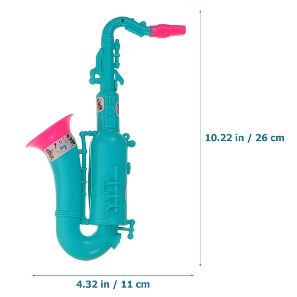 Saxofón De Juguete Para Niños De 8 Llaves – Instrumento Musical Educativo De ABS Realista, Ideal Para Aprendizaje Temprano, Aula Y Escenario A Partir De 3 Años