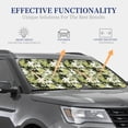 thumbnail image 4 of Salouo Hawaii Palms Pattern Car Windshield Sun Shade Foldable | Front Windshield Shade for Sun, Heat and UV Rays | Interior Sun Protection-Medium, 4 of 6