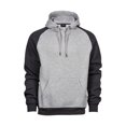 thumbnail image 1 of Tee Jays Mens Two Tone Raglan Hooded Sweatshirt, 1 of 4