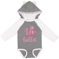 thumbnail image 3 of Inktastic I Love Ballet Girls Long Sleeve Baby Bodysuit, 3 of 5