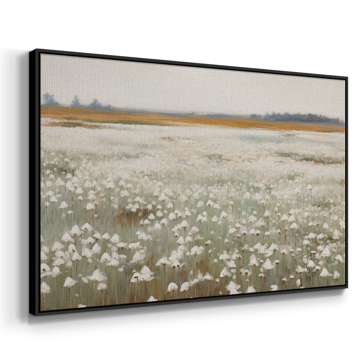 Vintage Landscape-XVII By Wexford Home Framed in Black Wood Gallery Wrapped Canvas 17 in. x 25 in.
