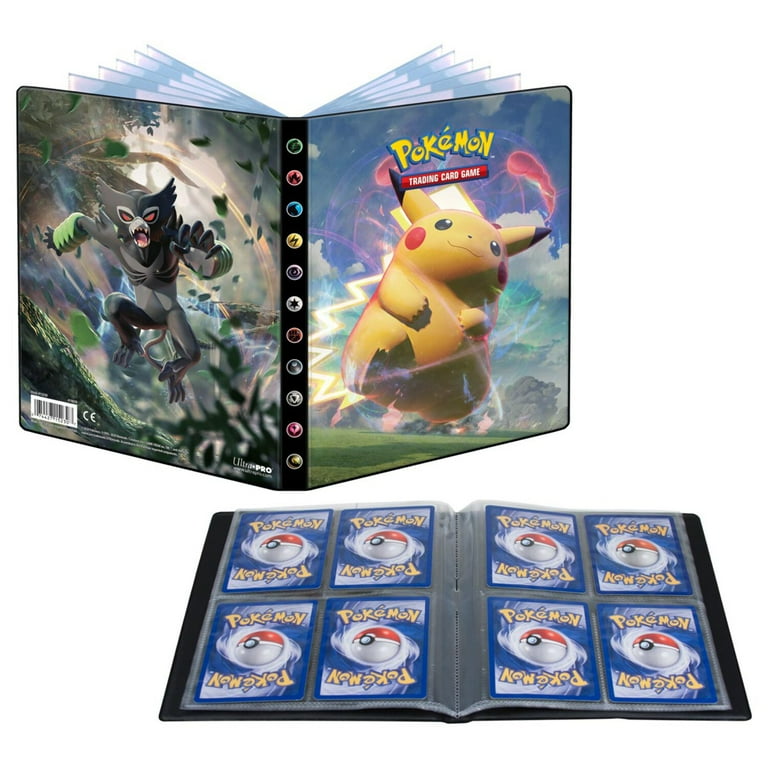 Ultra Pro Pokemon TCG - 4 Pocket Portfolio Album - PIKACHU VMAX & ZARUDE (Holds 80 Cards) - Walmart.com Ultra Pro Pokemon TCG - 4 Pocket Portfolio Album - PIKACHU VMAX & ZARUDE (Holds 80 Cards) - Walmart.com