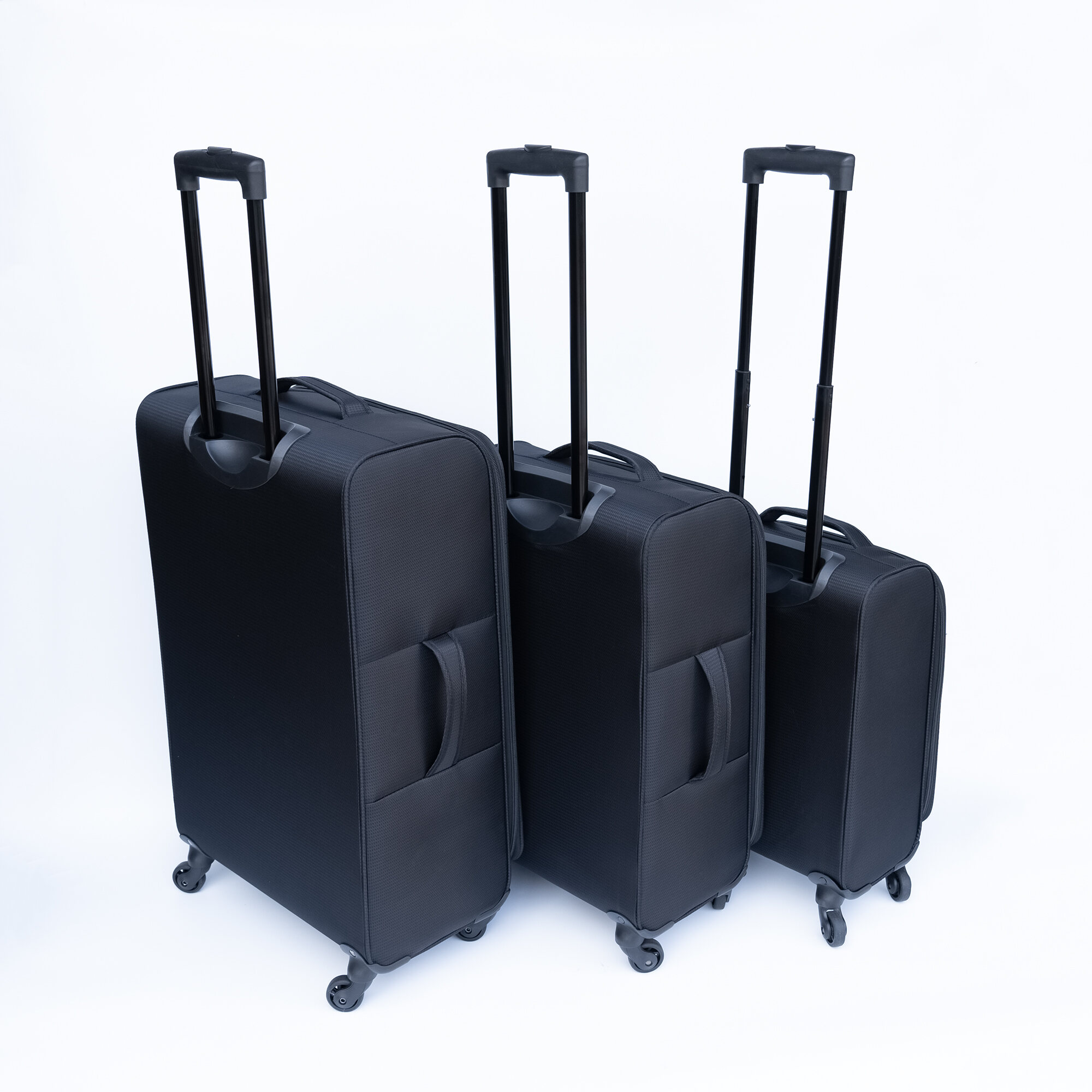 Hardside Luggage, Oxford cloth suitcase black(No password lock), Black Hardside Suitcase,Oxford Fabric Hardside Carry On Luggage, Travel Luggage Hard Case Luggage Oxford cloth suitcase black(No passw