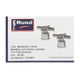 thumbnail image 3 of Manerales Para Lavabo Rugo Metal Plateado 5.9X5.9X3.5 Cm, 3 of 3