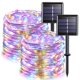 thumbnail image 1 of Guirnalda de luces solares JMEXSUSS, paquete de 2 unidades, 33 pies, 100 LED, impermeables, 1 of 8