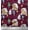 Mulberry Purple, variant on Soimoi Purple Cotton Voile Fabric Snowman,House & Tree Christmas Printed Fabric 1 Yard 42 Inch Wide