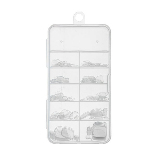 Pointes d'Ongles Transparentes Légères Résistantes à l'Usure Différentes Couleurs Autocollant Naturel Longue Durée de Vie