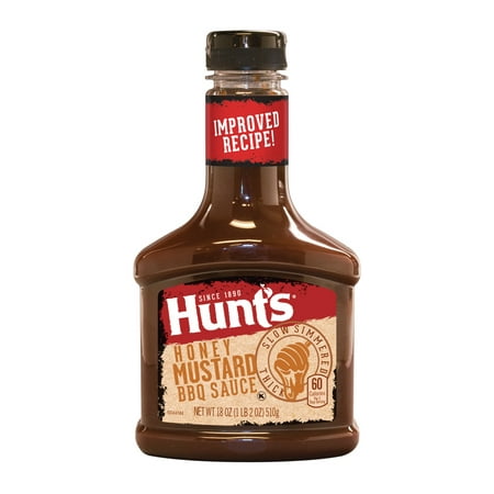 (2 Pack) Hunt's Honey Mustard BBQ Sauce, 18 Oz. (2 pack)