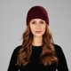 thumbnail image 4 of Gorro de pescador corto de punto de lana Sinhoon para hombre y mujer, gorro cálido de invierno (rojo vino), 4 of 8
