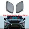 thumbnail image 4 of 1 Pair Gray Headlight Headlamp Washer Jet Cover Cap For Ford Focus 2012-2014, 4 of 8
