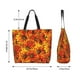 thumbnail image 5 of Balery Sunflower4 Bolsa Tote Estilo Estético con Cremalleras, Bolsa de Hombro, Bolsa de Compras Grande y Plegable, 5 of 8